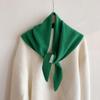 Women's Wool Knit Triangle Shawl Scarf - Versatile, Warm for Autumn & Winter