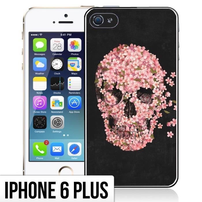 Coque iPhone 6 Plus- 6S Plus Crane Fleurs - Roses