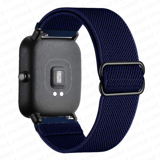 Nylon Band For Amazfit GTS 4/2/2e/3/GTS2 Mini/GTR/4/3/Pro/GTR2/stratos Bracelet Correa Amazfit Bip 6 5 3 20mm/22mm Watch Straps