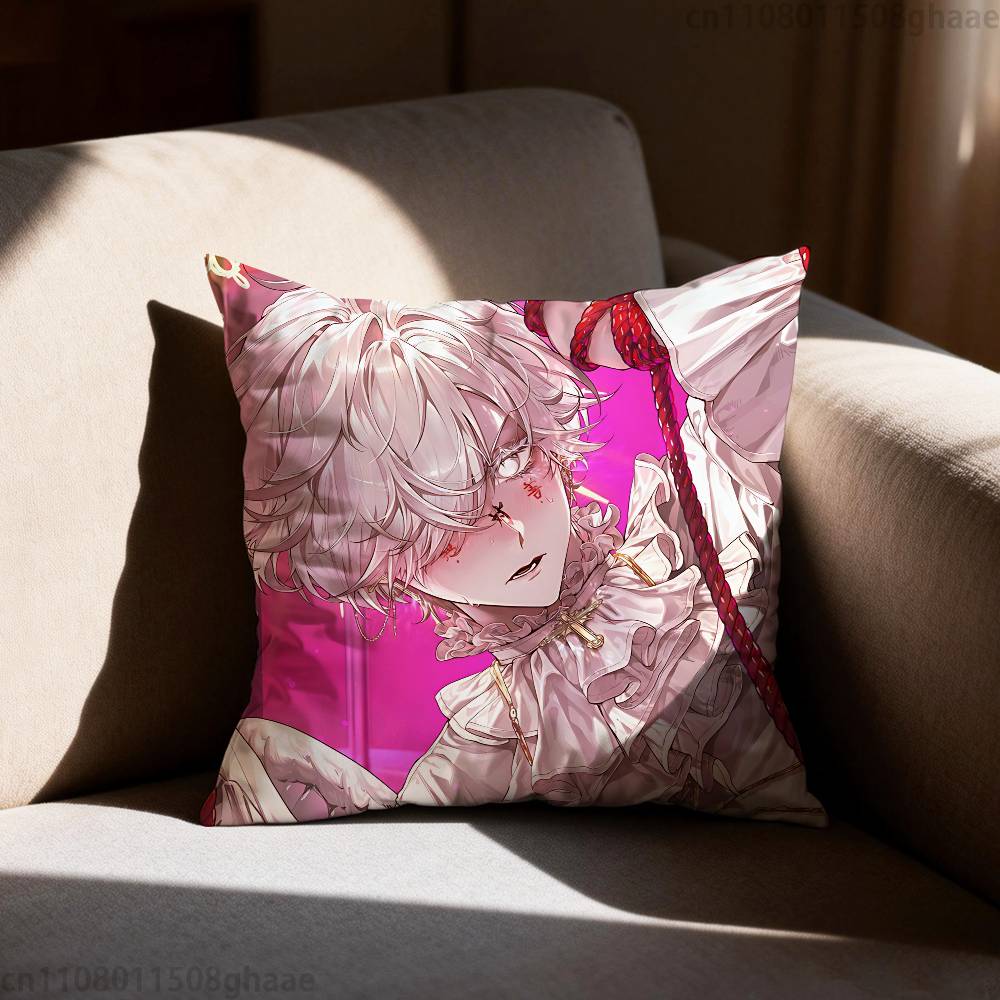 What In HELL Is Bad  Pillow Case Anti-dustmite Pillowcase Invisible Zipper Silky Short Plush Sofa Cushion Cover