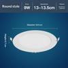 LED-Downlight Dimmbar 3W 6W 9W 12W Quadratisch Rund LED-Spotlicht AC110V/220V Deckenlicht Innen Einbau-Downlight