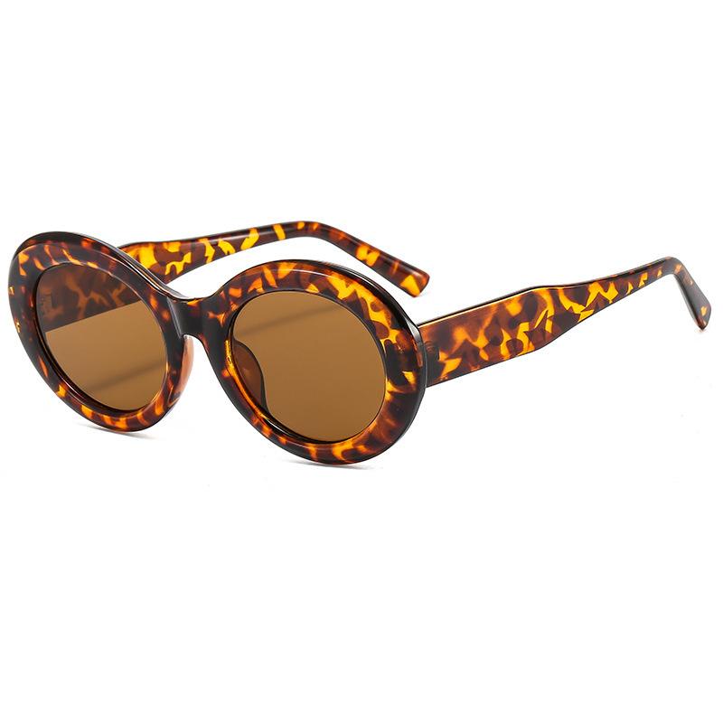 

JYL TS Oval Sunglasses Unisex UV Protection Hip-hop INS Style 3569 A-5112