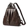 Zaino Stile Pelle Vintage con Manico Superiore e Spallacci Imbottiti