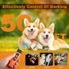Ultraschall Haustier Hundeabwehr mit Stroboskoplicht Tragbares Wiederaufladbares Anti-Bell-Gerät für Hunde Stoppt Bellverhalten Training