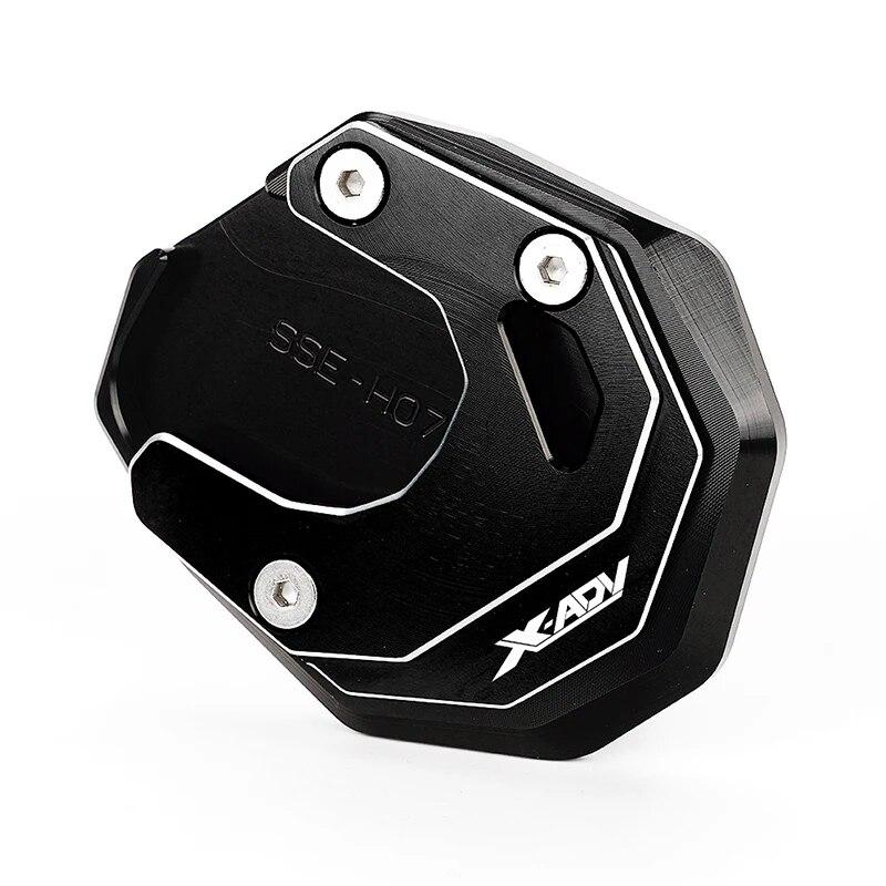 New Motorcycle CNC Foot Support Extension Plate Side Stand Enlarge Pad for HONDA X ADV XADV 750 XADV750 2017 2018-2023  2022