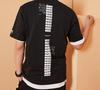 Li Ning T Shirts Men's Black Crew Neck Moderate Straight Fit AHSQ113-1