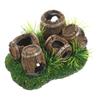 Other Aquarium Supplies Fish Tank Barrel Ornaments Tanks Hideaway Rock Resin Hideout Decor Cave Adorn