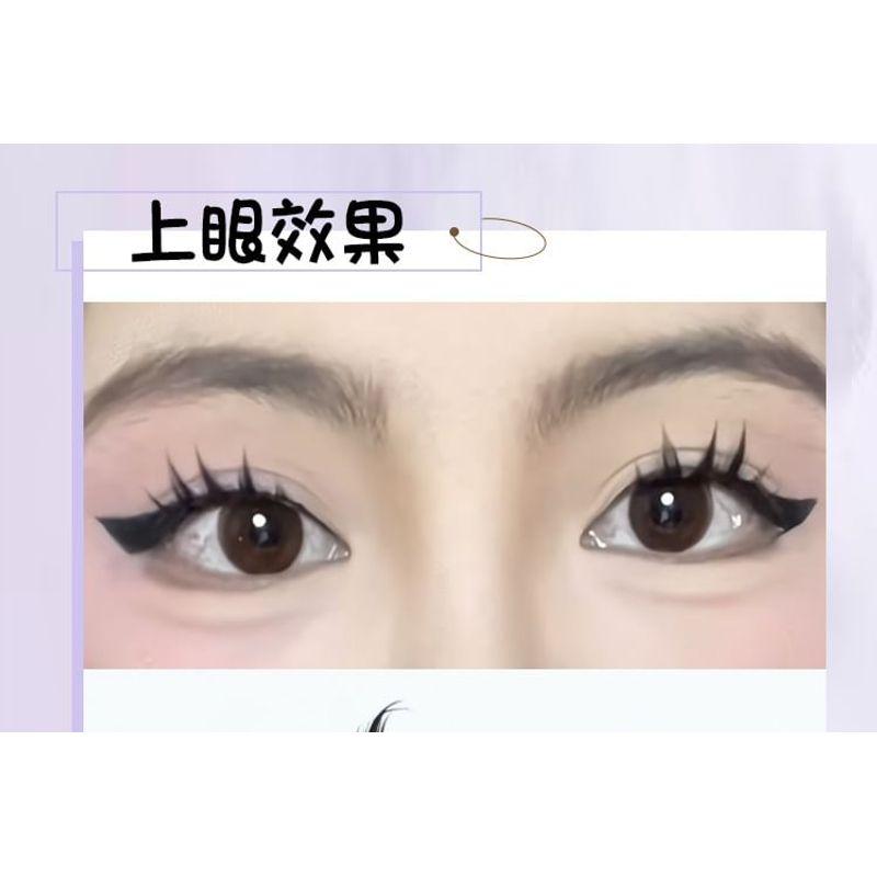 LuxeFlutter - Doll Eye Volume Cluster Glue-Free False Eyelashes