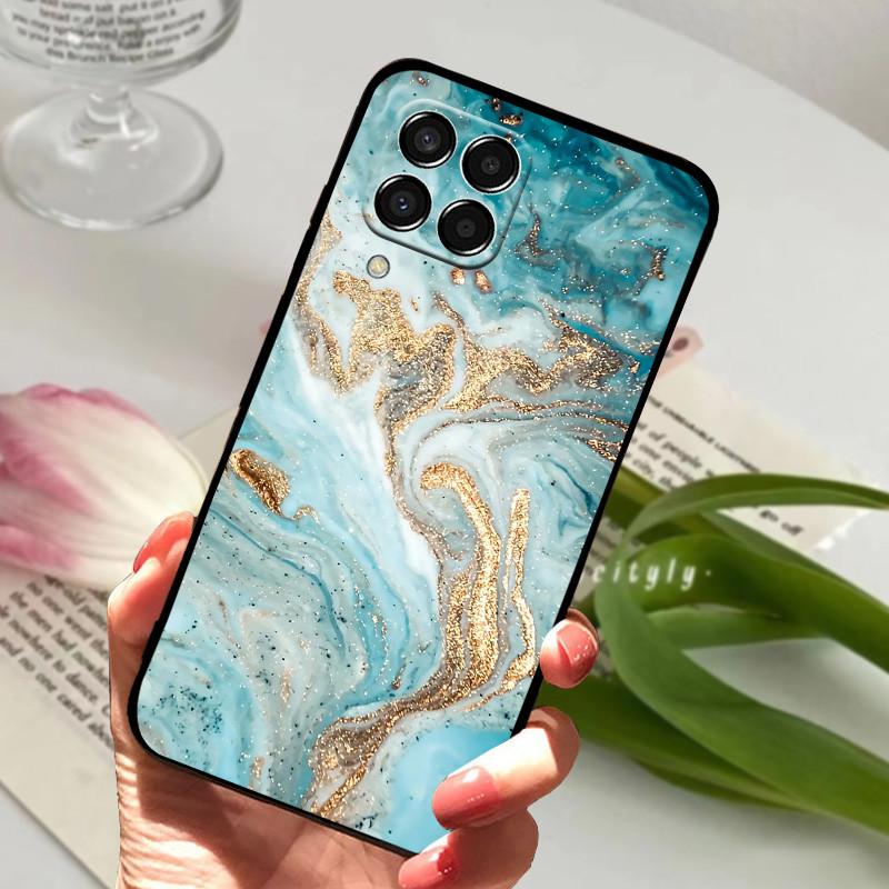 För Samsung Galaxy M53 Telefonfodral Mode Sött Mönster Silikon Mjuka Fodral För Samsung M53 M33 M23 5G Baksideskydd Skal