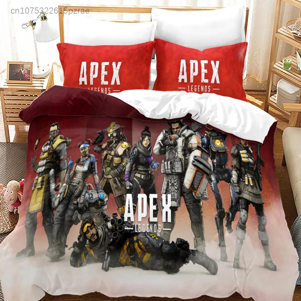 APEX Legends Bedding Set For Bedroom Soft Modern Bedspreads Comefortable Kids Duvet Cover Quilt Cover And Pillowcase