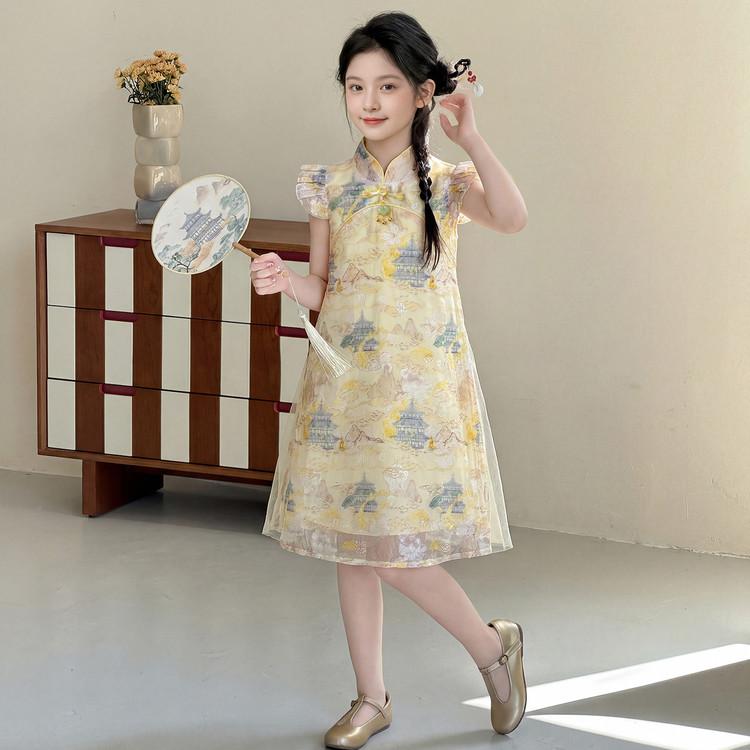 Children's Hanfu Chinese Style Summer Dress