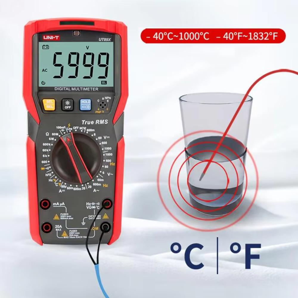 UNI-T Multimeter Digital Professional UT890C UT890D+ UT89X UT89XD UT60S UT60BT UT61B+ UT61D+ UT61E PLUS Electric Tester Meter