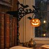 Small Decorative Night Light Halloween Library Lantern, Gothic Bookshelf Lamp, Vintage LED Dark Academia Room Decor Book Nook for Bookworms,