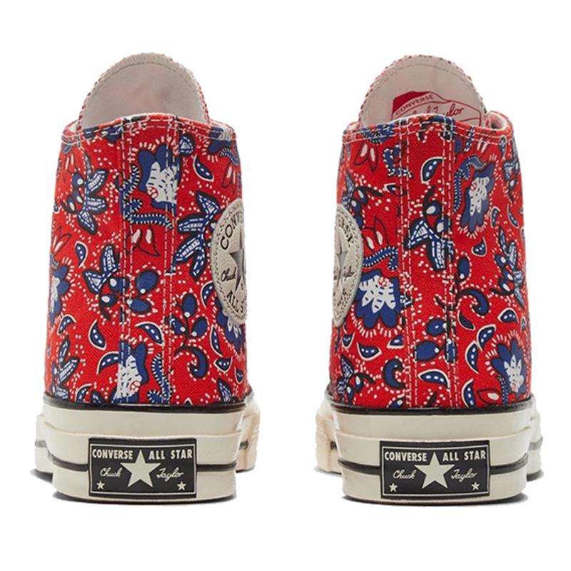Converse 1970s Chuck Taylor All Star 70 Comfortable & Versatile High Top Espadrilles Unisex Red Print