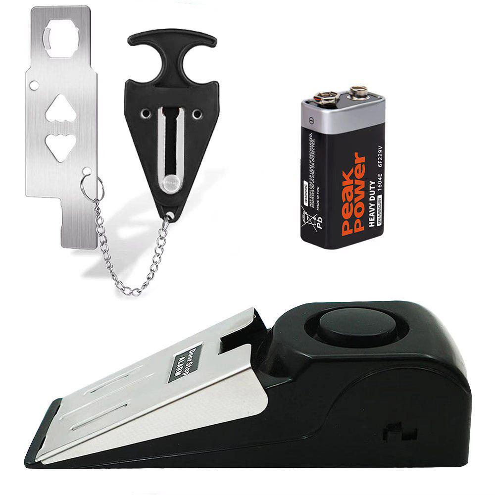 New Anti-Theft Doorstop Alarm: Door Wedge Gap Alarm for Hotel and Home