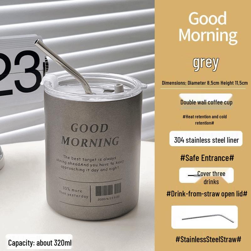 OLOEY Stainless Steel Insulated Tumbler with Straw