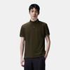 J.LINDEBERG Plain Knit Short Sleeve Polo Shirt Men Tops Forest-Green GMJT10684-M502