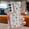 Colorful Bowknots Pattern Case For Samsung S26 S25 Ultra S24 FE S23 Plus S22 S21 A15 A16 A17 A35 A36 A37 A54 A55 A56 A57 5G Plating Lens Soft Cover