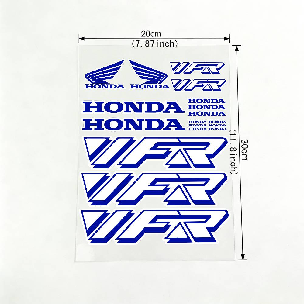 For HONDA VFR 18 colors Reflective motorcycle stickers, 3M safety warning at night in the dark scooter helmets