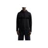 Emporio Armani Velvet Eagle Logo Cotton Stretch Fitted Long Sleeve Hoodie Men Hoodies Black EM001065-AF10013-UC001