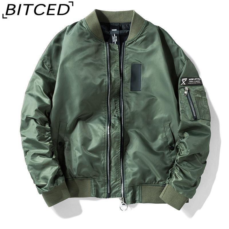 BITCED Spring/Autumn Men's Jacket Pilot Jacket Baseball Jacket