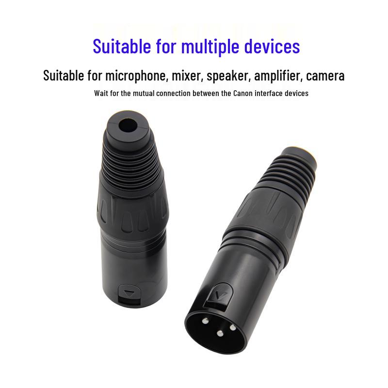 3-Pin XLR Male-Female Balanced Audio Cable for Microphone, Speaker, or Mixer