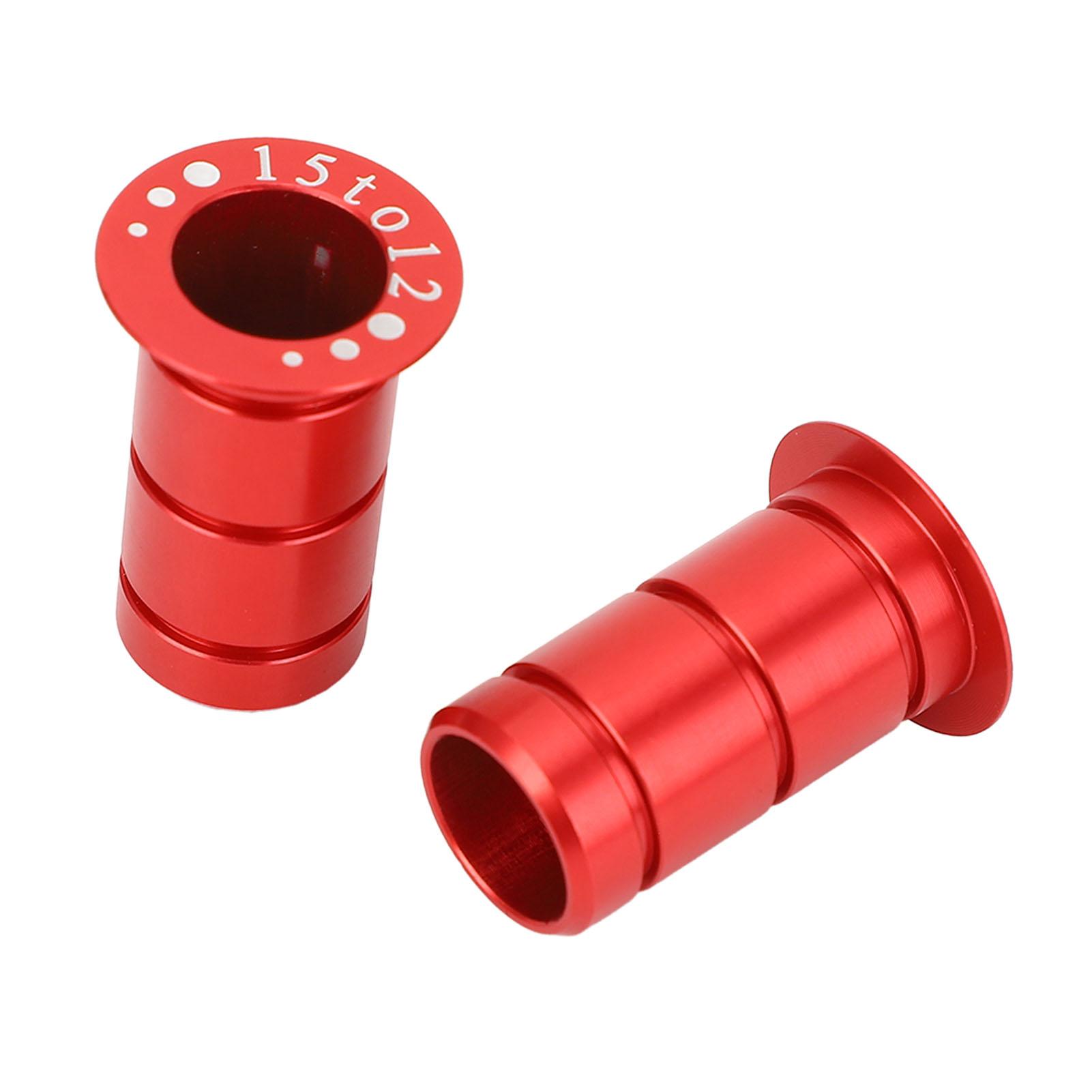 

Mountain Road Cycle Hub Thru Axle Adapter 15MM to 12MM Front Thru Axle Adapter Aluminum Alloy