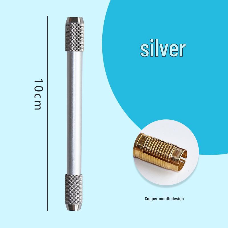 Dual-Ended Metal Pencil Extender & Cap Holder