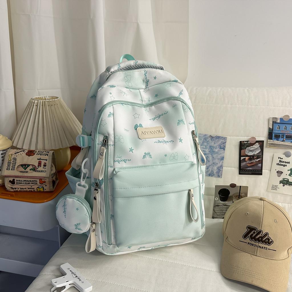 Schoolbag1011 New High-value Large-capacity Backpack Niche Design Backpack Cute Cartoon Schoolbag Girl Backpack
