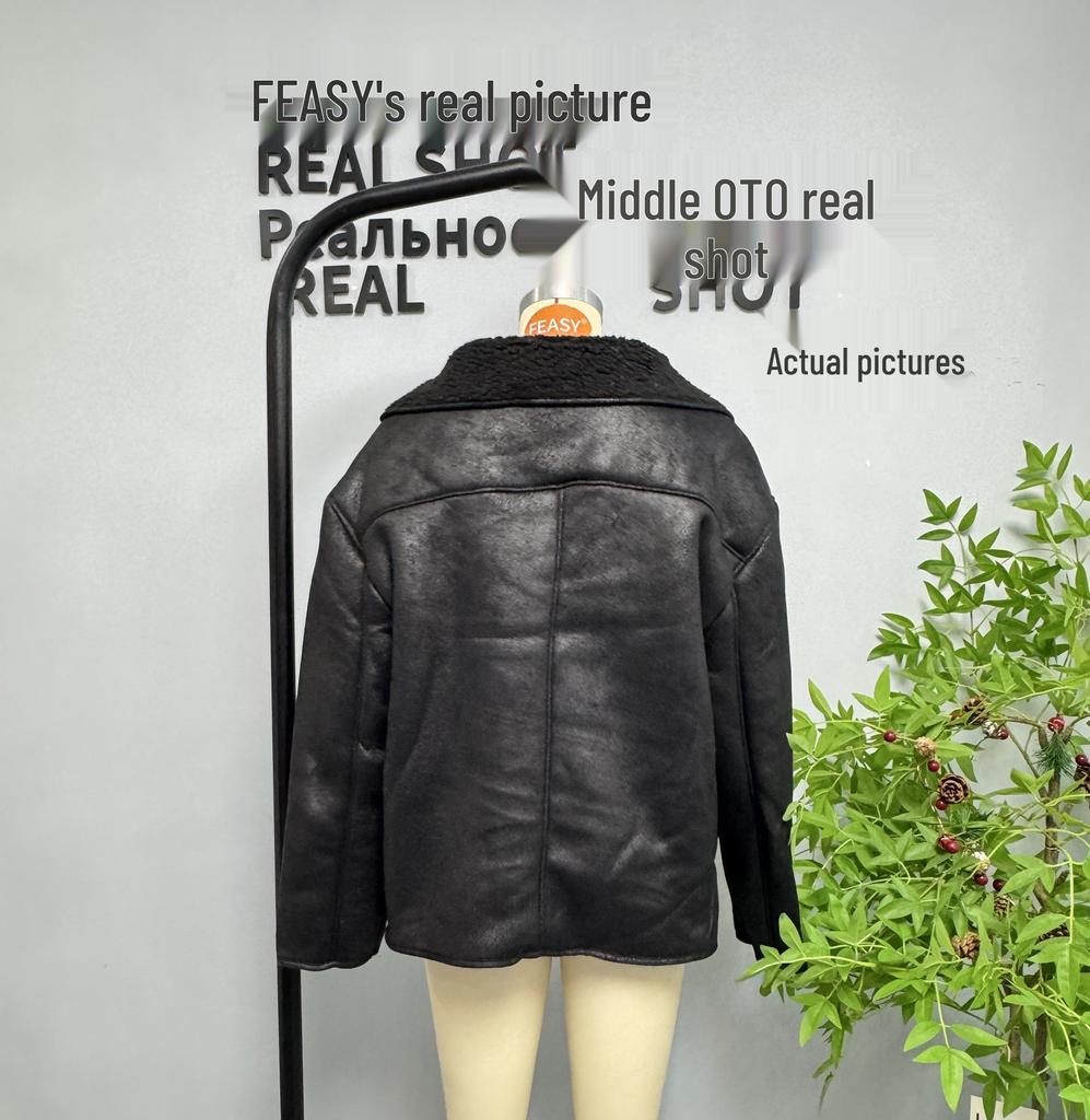 Women's Autumn/Winter Loose Fur-Trimmed Cotton-Padded Jacket