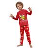 Print Cute Family Set Pajamas, Home Clothes, Family Set Long Sleeve Top Pants Set