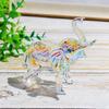 Crystal Elephant Statues Glass Elephant Figurines Collectibles Animal Sculpture Lucky Feng Shui Ornament Home Decors