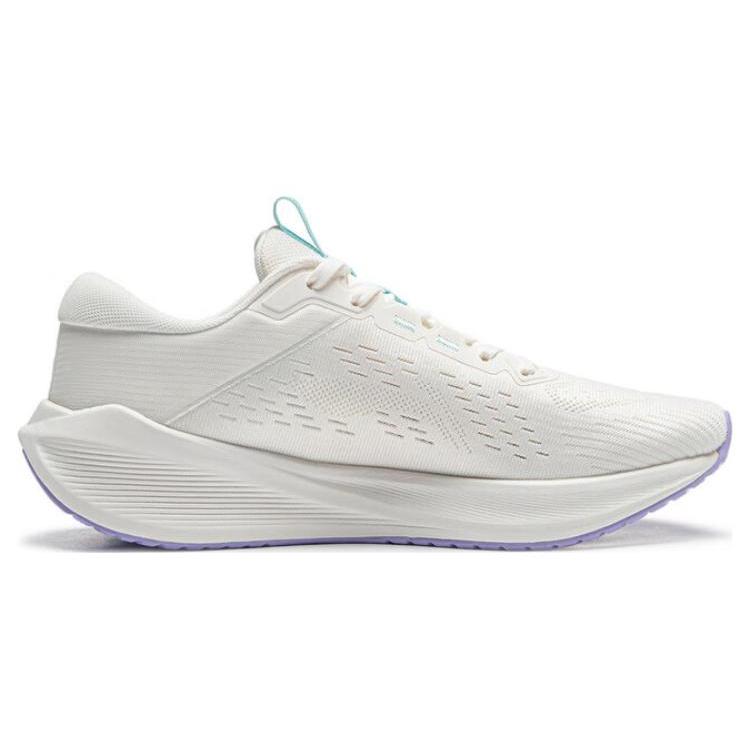 Li Ning MINE V2 Cushioning Slip Resistant Abrasion Resistant Low Top Casual Running Shoes Women's White ARST054-7