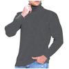 Men's Solid Color Turtleneck Sweater Men's Casual Fashion Textured Pullover Bottoming Sweater