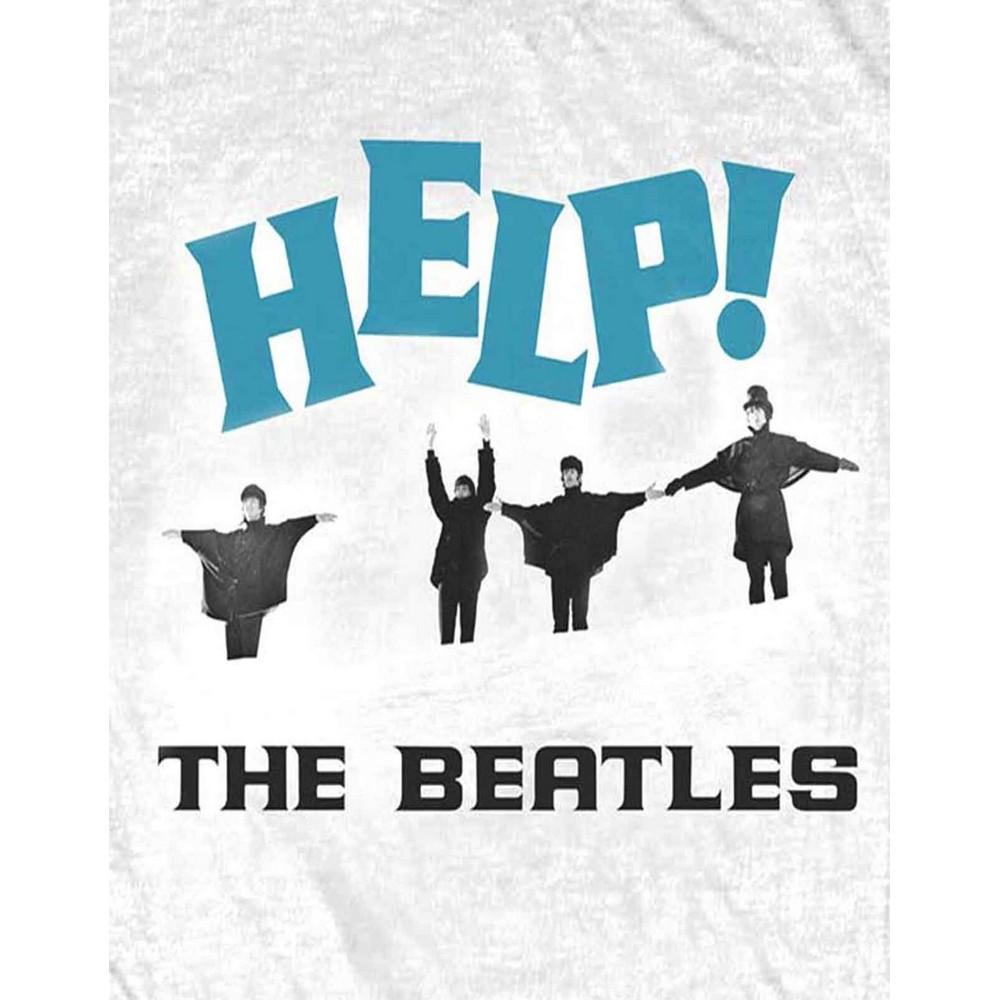 The Beatles Unisex Adult Help! Snow T-Shirt