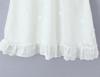 Design-Sense Women's V-Neck Mesh Embroidery Sleeveless Slim-Fit Open-Back Dress