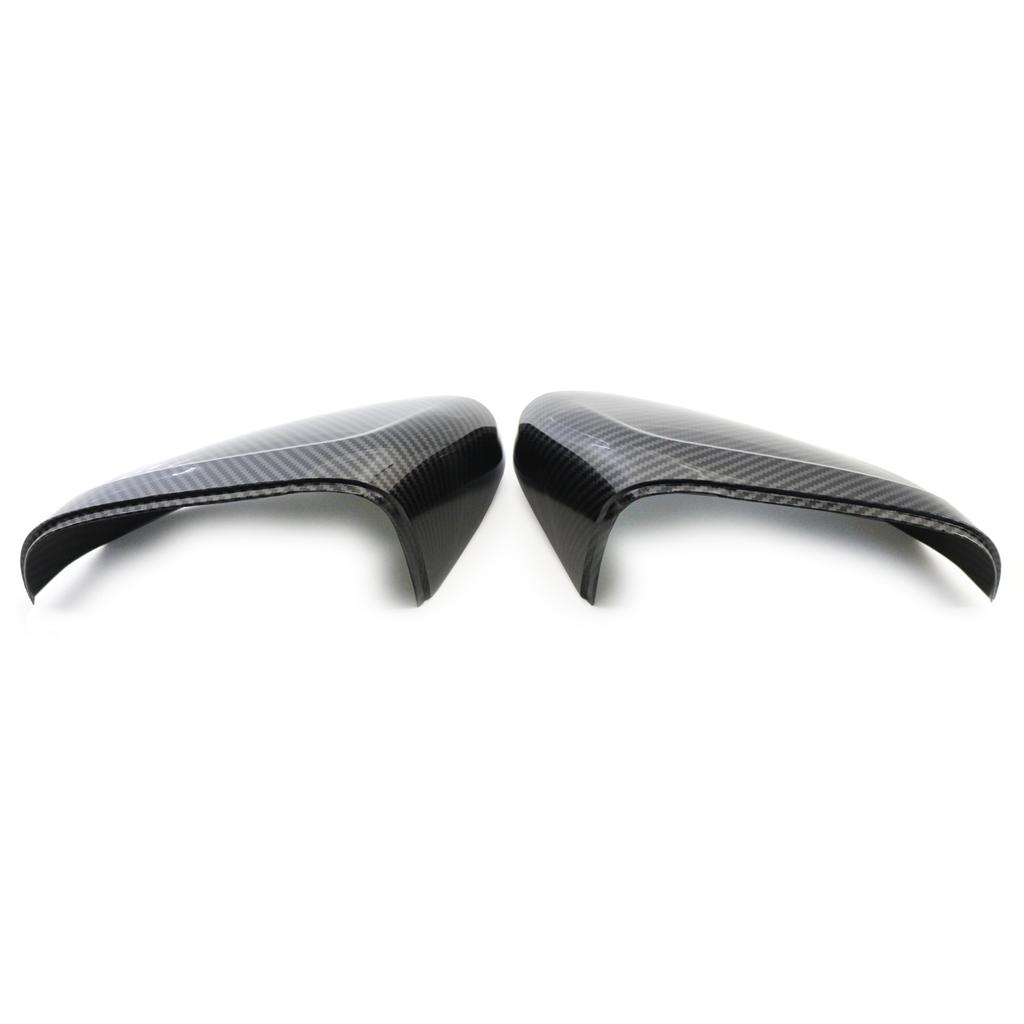 1 Pair Left & Right ABS Carbon Fiber Look Car Side Rearview Mirror Cover Cap For Volvo S60 2011-2017 S80 2012-206 V60