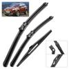 Limpador Dianteiro e Traseiro Para Ford Kuga MK1 2008-2012 2009 2010 2011 Palhetas Limpador Para-brisa Escovas Janela 24"+17"+13"