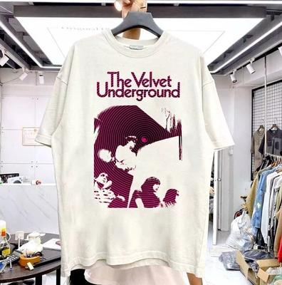 The Velvet Underground Band Rare Design White Unisex T Shirt Reprint S-5XL Unisex T-Shirt