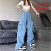 Unisex American-Style Thick Overalls for Street Dance: Trendy, Casual, All-Match Loose Wide-Leg Pants for Autumn and Winter.