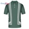 Cozy Up Men's Casual Knit Polo Shirt Knitted Button Down Shirt