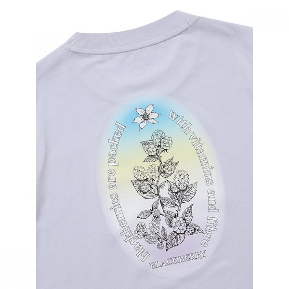 Bbc EarTh GradienT ArTwork ShorT Sleeve T shirT  Lilac 