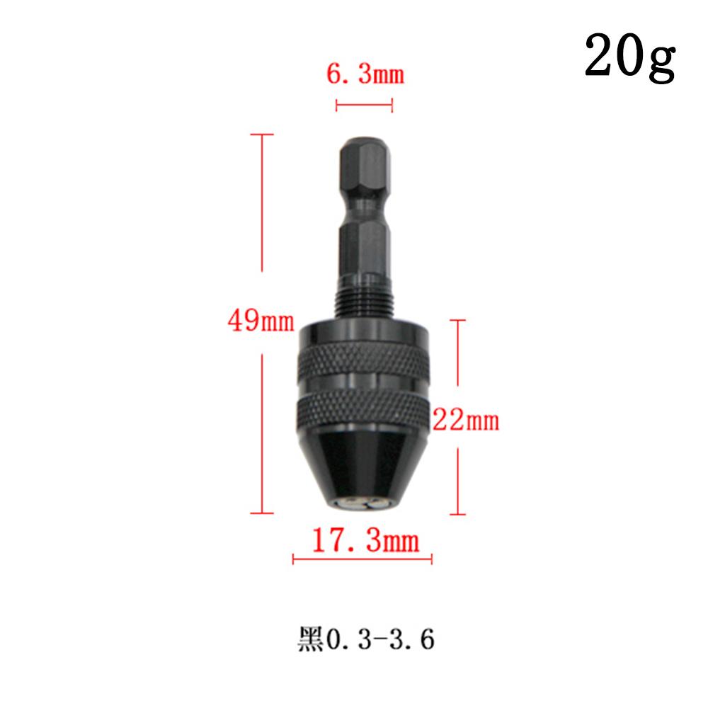 

0.6-8mm quick change hexagonal handle three claw self centering twist drill chuck electric grinder drill chuck tool