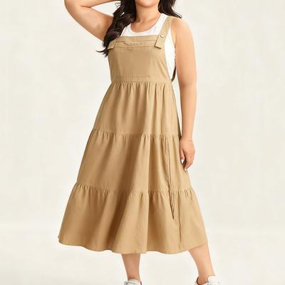 Modisches, locker sitzendes Freizeitkleid für Damen in verschiedenen Farben