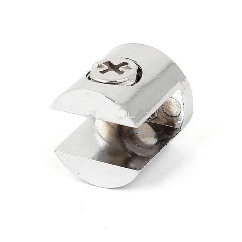 

4 шт. Стеклянный зажим, стеклянные кронштейны с покрытием из цинкового сплава, хромированная отделка, держатель для полки, опорные кронштейны, зажимы для 6-8 мм/ 8-10 мм/ 10-12 мм 5-8mm