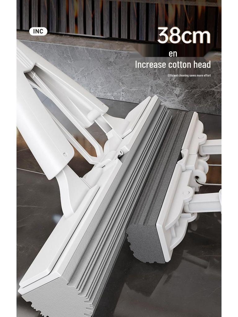 Großer PVA-Absorptionsschwammwischer mit freihändiger Auspressfunktion und Baumwollkopf