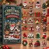 24-Day Mini Christmas Ornament Advent Calendarincludes 24 Mini Figures and Christmas Tree Ornaments. -New 9-28