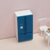 2.87x2.1x5.4in Mini Double Door Refrigerator Decor Girls Decorative Ornaments Toy Portable Exquisite Appearance Supplies
