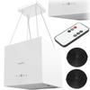 Hotte de cuisine îlot 40 cm Berdsen 40E + 2 Filtres