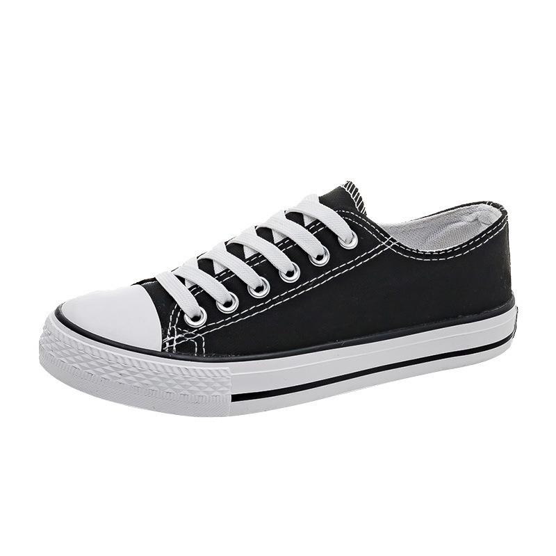 Couple Canvas Shoes Women's New Casual Shoes Rubber Single Shoes Men's Cloth Shoes Low-top Vulcanized Shoes